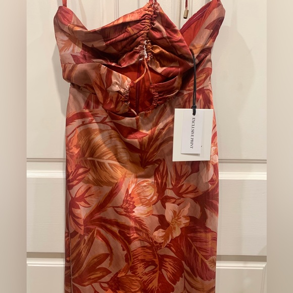 Runaway Tropics Midi Dress Size US 4 NWT - Picture 4 of 6